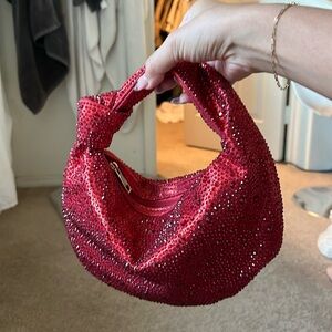 Luxury Knotted Handbag Crsytal Rhinestone Diamond Cloud Bag Women